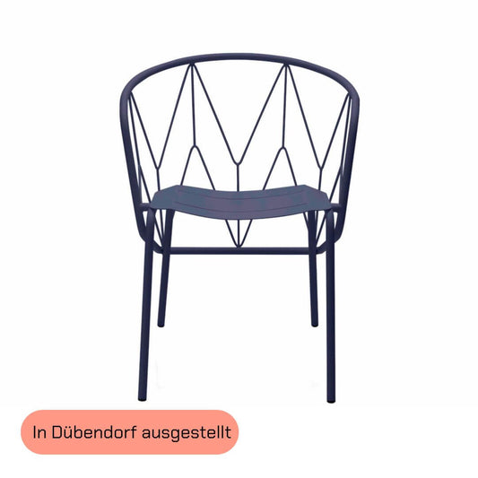 ATAMAN-Mesh Designer Gartenstuhl aus pulverbeschichtetem Edelstahl-dübendorf