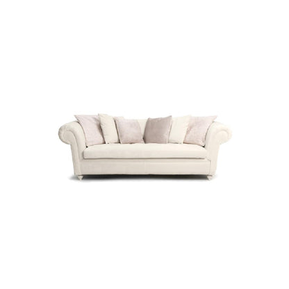 CLASSIC M-Designersofa, Gestell aus Massivholz mit Stoffpolsterung