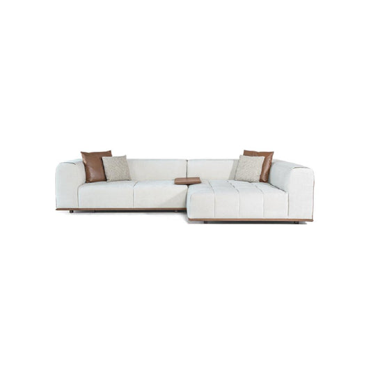 EDEN-Designersofa, Gestell aus Massivholz mit Stoffpolsterung