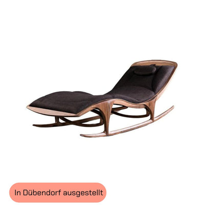 ENZO-Designer Liege aus Massivholz, Stoffgepolstert , Dübendorf