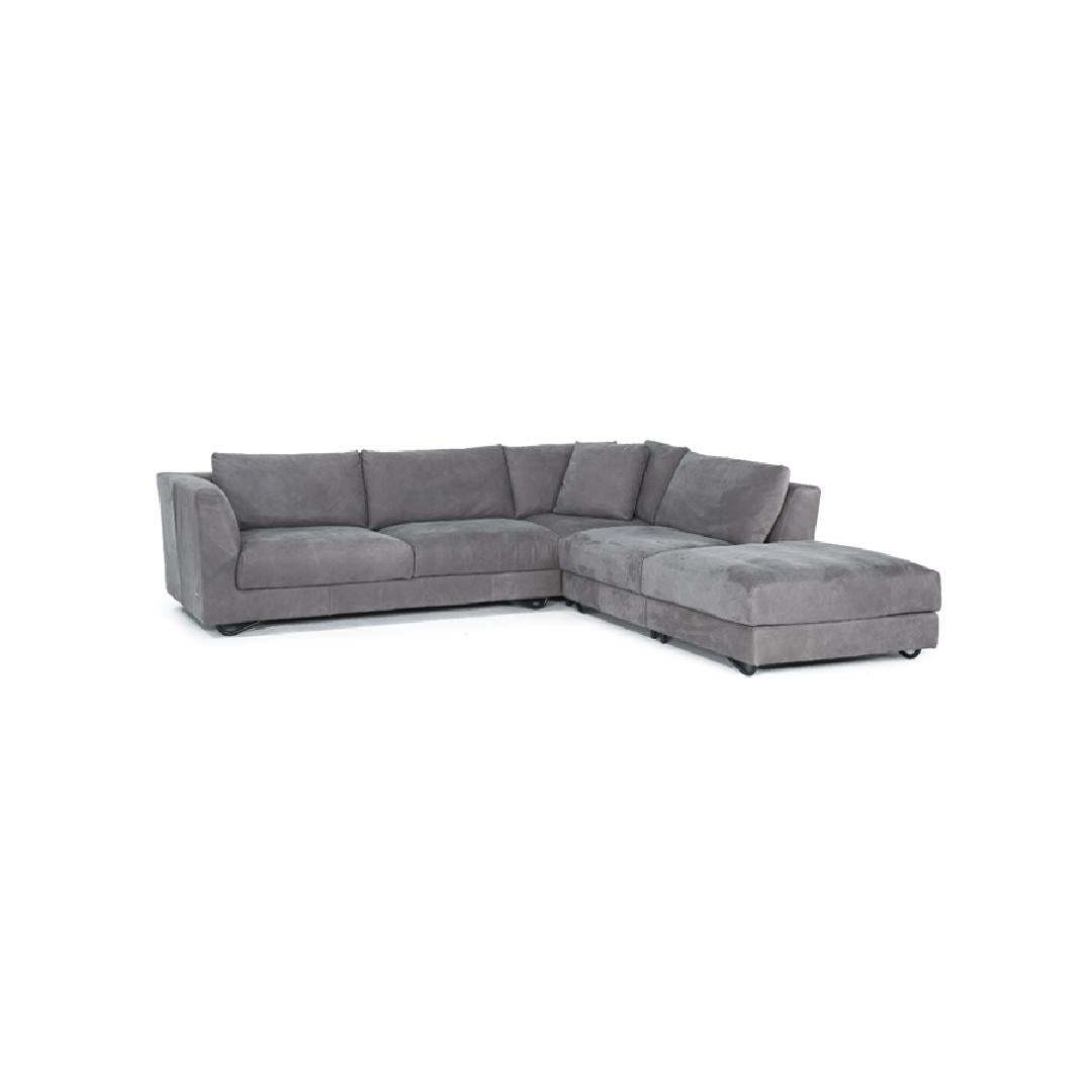 EPIC-Designersofa, Gestell aus Massivholz mit Lederpolsterung-rechts