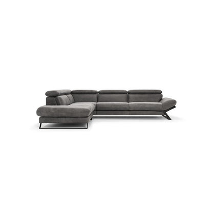 FENIX-Designersofa, Gestell aus Massivholz mit Lederpolsterung