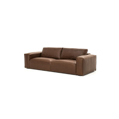 GROUND-Designersofa, Gestell aus Massivholz mit Lederpolsterung-rechts