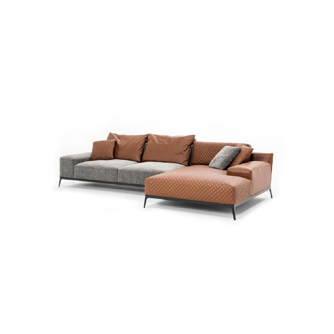 Sofa LANDSCAPE-Tragende Elemente aus massiver Buche und Metall-vorne