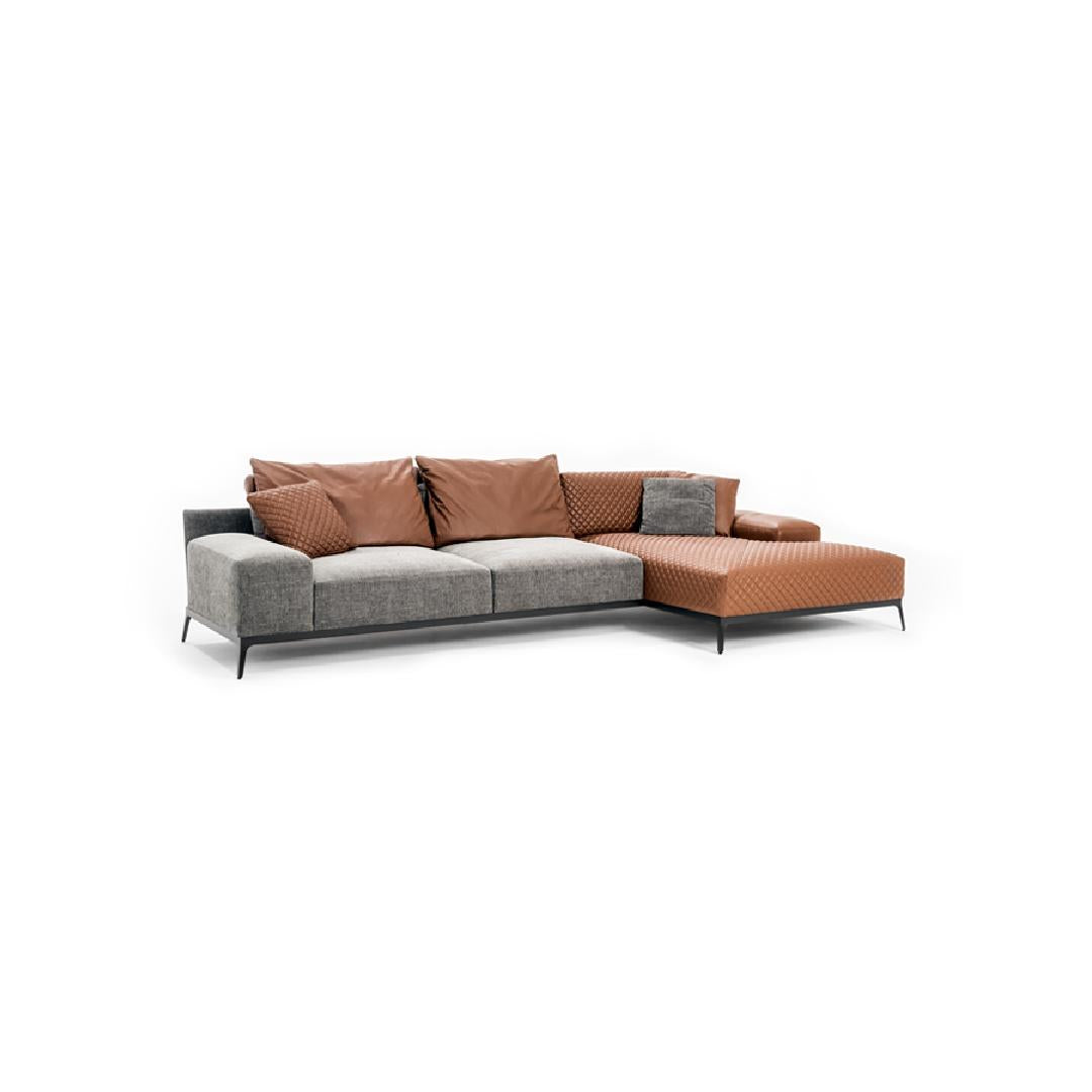 Sofa LANDSCAPE-Tragende Elemente aus massiver Buche und Metall-vorne