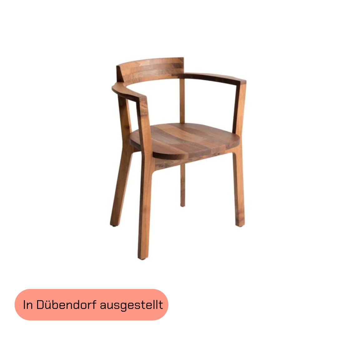 MILENA-Designer Stuhl aus Massivholz-dübendorf